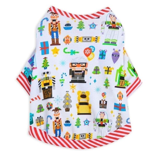 NWT Disney Tails Pixar Christmas Pet Tee Size S - Picture 1 of 5